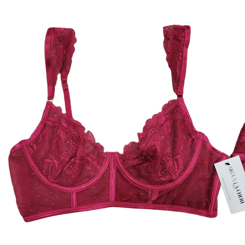 NWT Underwire bra and high waist panty set